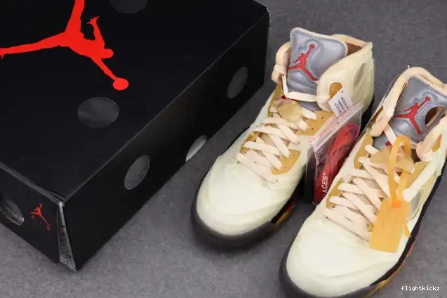 Retro 5 Sail OFF-WHITE DH8565-100 Jordan 0619
